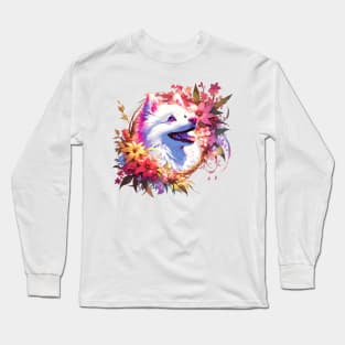 Japanese Spitz Mothers Day Dog Mom Perfect Gift Long Sleeve T-Shirt